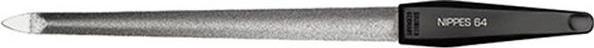 Actual product image Nippes Sapphire shaped nail file rounded coarse/fine, 19 cm