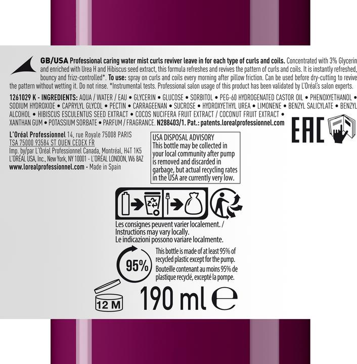 Actual product image L'Oréal Professionnel Curl Expression (190 ml)