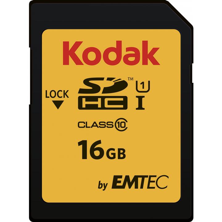 Produktbild Kodak SDHC 16GB Class10 U1 (16 GB, SDHC, U1, UHS-I)