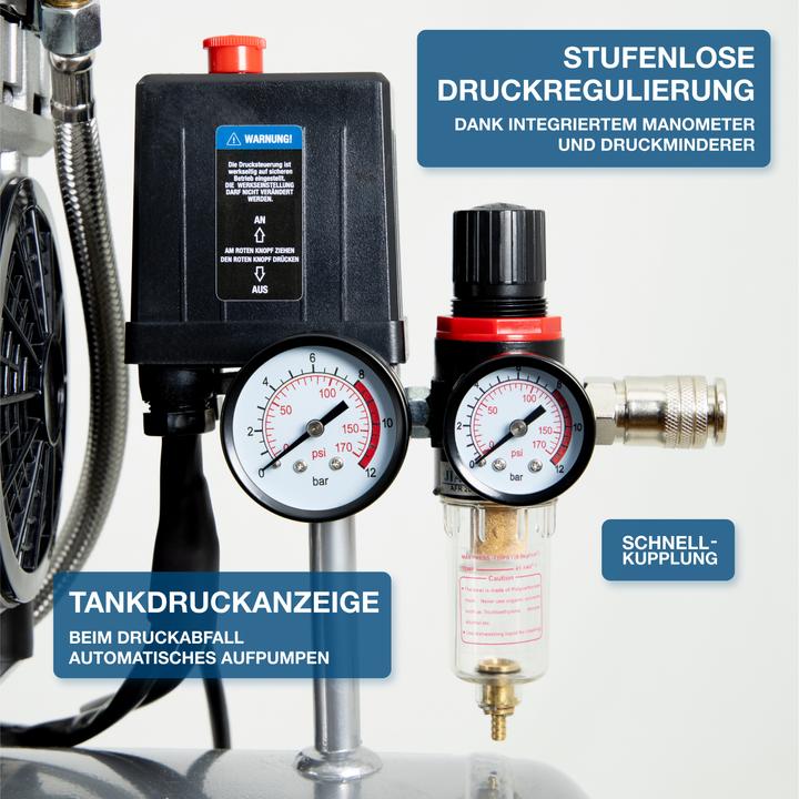 Image du produit Hyundai Compresseur silencieux SAC55753 (8 bar, 50 l)