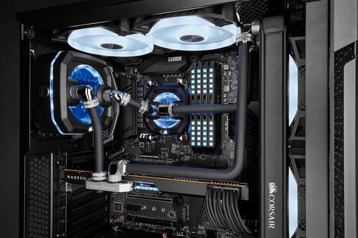 Actual product image Corsair CX-9059006-WW Computer Cooling Component Coolant Tube 3 Piece(s) Black (1 m, Plastic)