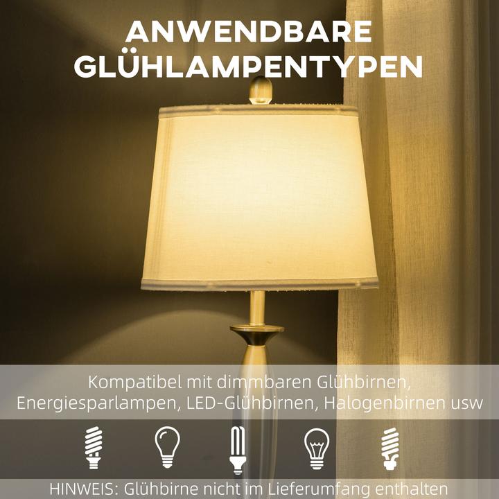 Image du produit Homcom Ensemble de lampadaires avec douille E27 (E27)