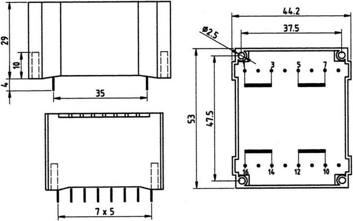 Produktbild Weiss Elektrotechnik UI 30-Flachtransformator 10 VA