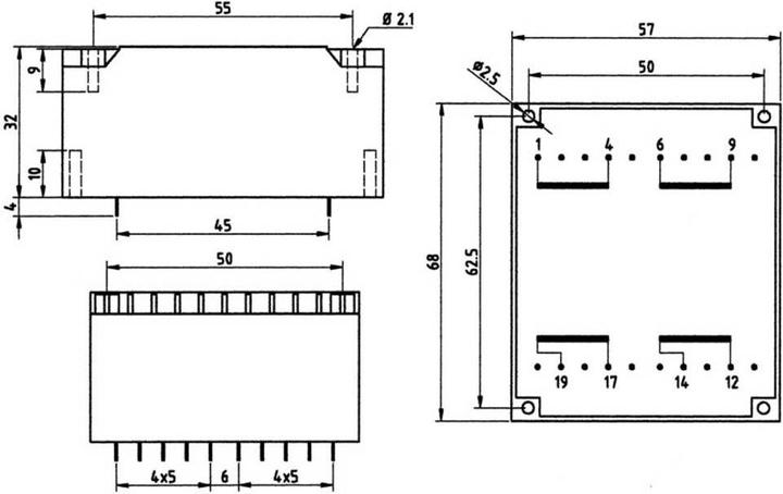 Image du produit Weiss Elektrotechnik Transformateur plat UI 39 24 VA