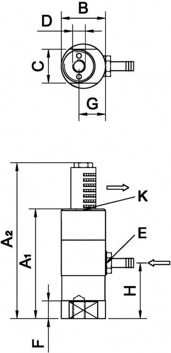 Actual product image NV Piston vibrator