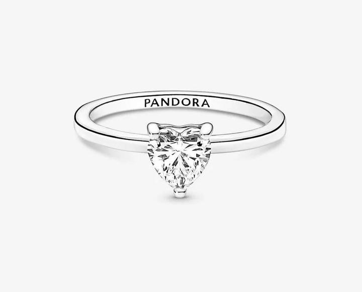 Produktbild Pandora Ring funkelndes Herz (14, 54, 925 Silber)