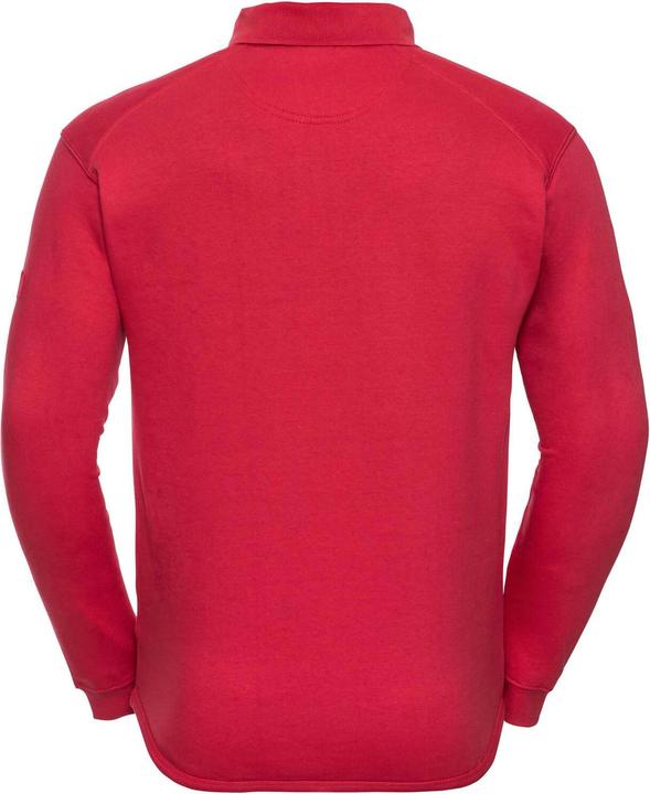 Actual product image Russell Europe Sweatshirt With Button Front And Collar (XS)
