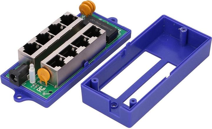 Actual product image Extralink POE INJECTOR 4 PORT GIGABIT - - 4-Port Gigabit Ethernet (802.3at (PoE+), 48 W)