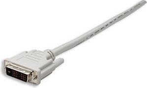 Image du produit Manhattan Câble DVI-D pour moniteur DVI-D mâle vers DVI-D mâle (Single Link), Beige, 1,8 m (1.80 m, DVI)