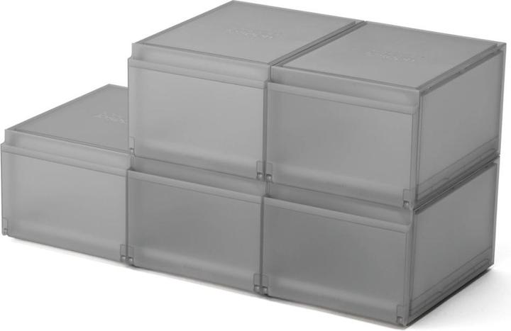 Actual product image Joseph Joseph Set of 6-piece shoe boxes. ShoeCasePremium