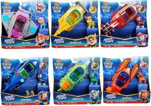 Actual product image Spin Master Aqua Pups Deluxe Vehicles ass.