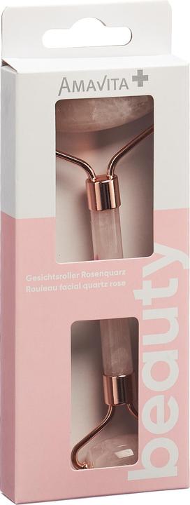 Produktbild Amavita Beauty Gesichtsroller Rosenquarz