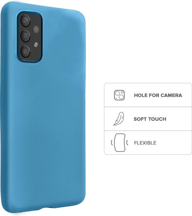 Actual product image SBS Rainbow Case Samsung A53 cerulean colour (Samsung Galaxy A53)