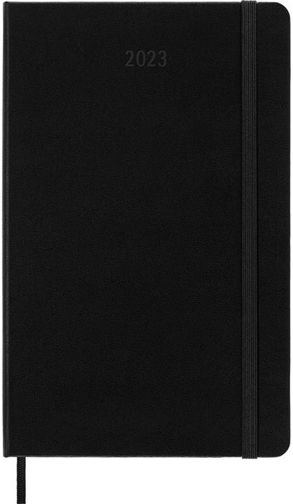 Actual product image Moleskine Monthly calendar 2023 598851595 black, 1M/2S, HC, L/A5 (A5, Hardcover)