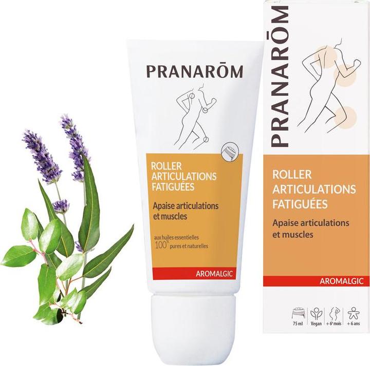 Actual product image Pranarom AROMALGIC - Massage Roll-On Gelenk & Muskeln Bio (1 x, 75 ml)