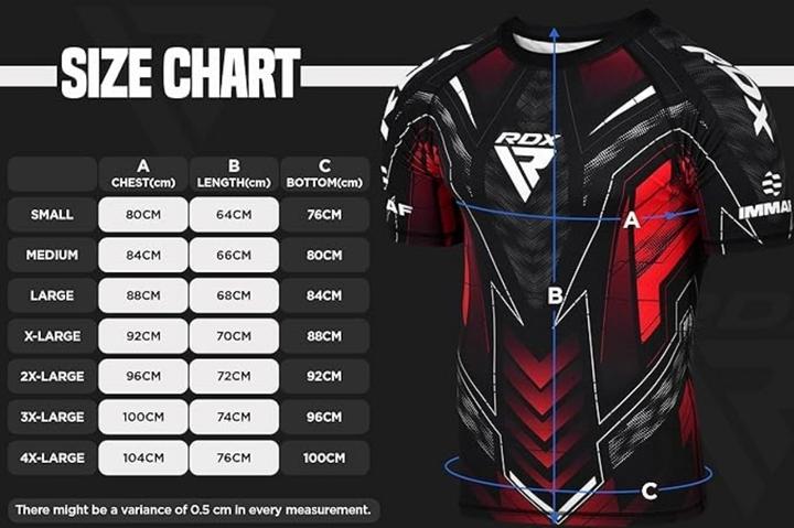 Immagine prodotto Rdx Kompressions-T-Shirt IMMAF (M)