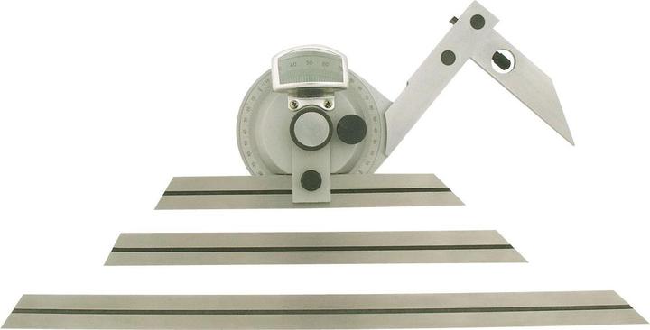 Actual product image RB Messwerkzeuge Universal protractor set Measuring range 360 degrees Rail length 150-300 mm