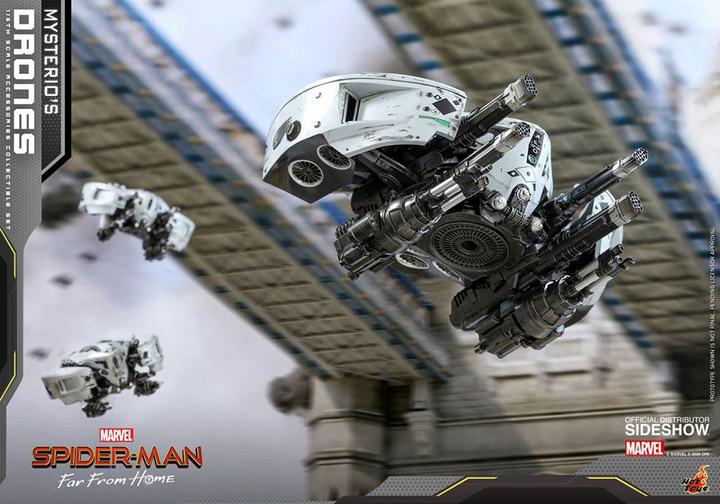 Actual product image Hot Toys Spider-Man: Far From Home "Mysterio's Drones" 1/6 Accessory Set