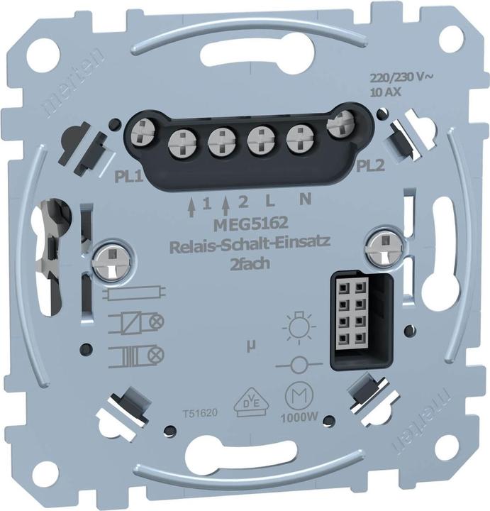 Immagine prodotto Merten Interruttore a relè MEG5162-0000 Inserire 2f