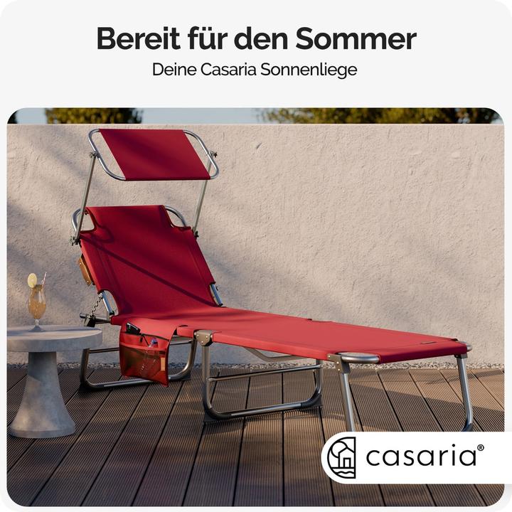 Image du produit Casaria Sonnenliege (190 cm)