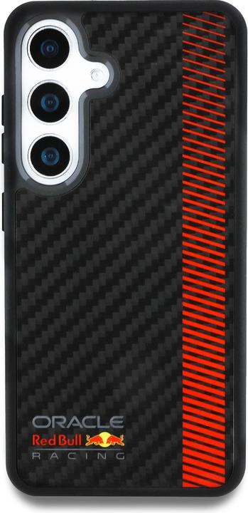 Actual product image Red Bull Real Carbon Fiber Powerbar MagSafe Case for Samsung Galaxy S25 Black (Samsung Galaxy S25)