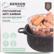 Actual product image Benson Home Deep fryer 26 cm marble non stick coating