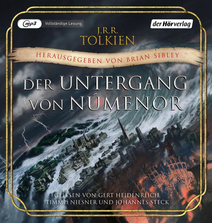 Image du produit La chute de Númenor (J.R.R. Tolkien, Timmo Niesner, Johannes Steck, Gert Heidenreich, Helmut W. Pesch, Allemand)