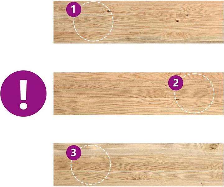 Produktbild VidaXL Treppenstufen 4 Stk. Unbehandelt 100x25x2 cm Massivholz Eiche