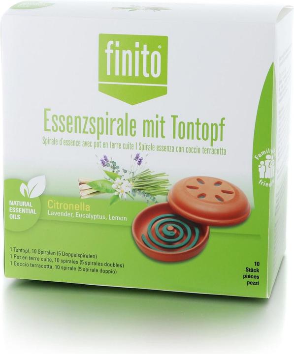 Finito Green Essenzspirale mit Tontopf