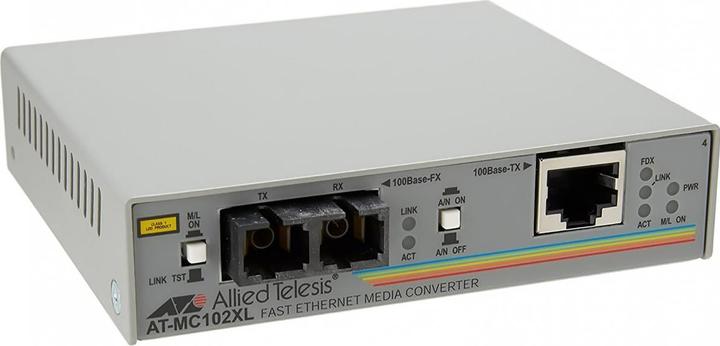 Produktbild Allied Telesis Allied Telesyn AT-MC102XL, 100TX to 100FX (SC) (Media Konverter)