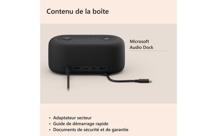 Actual product image Microsoft Audio Dock (USB-C, 5 Ports)