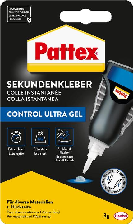 Produktbild Pattex Sekundenkleber Ultra Gel Matic (3 g)