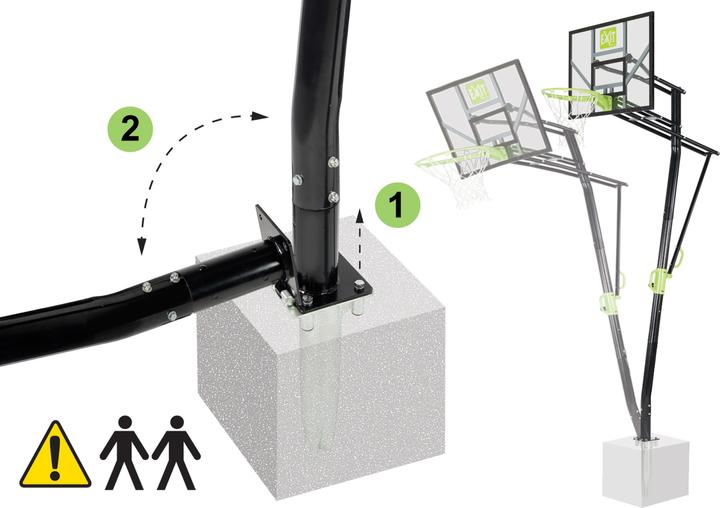 Actual product image Exit Galaxy Inground Basket