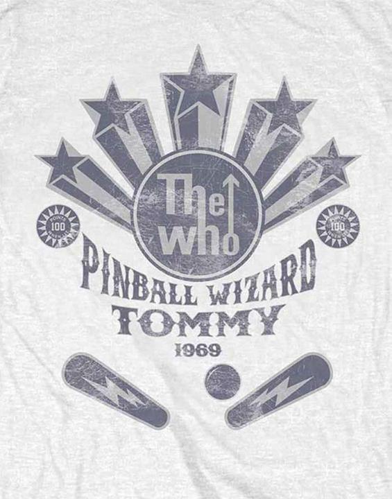 Produktbild The Who Erwachsene Pinball Wizard Flippers Baumwoll TShirt (S)