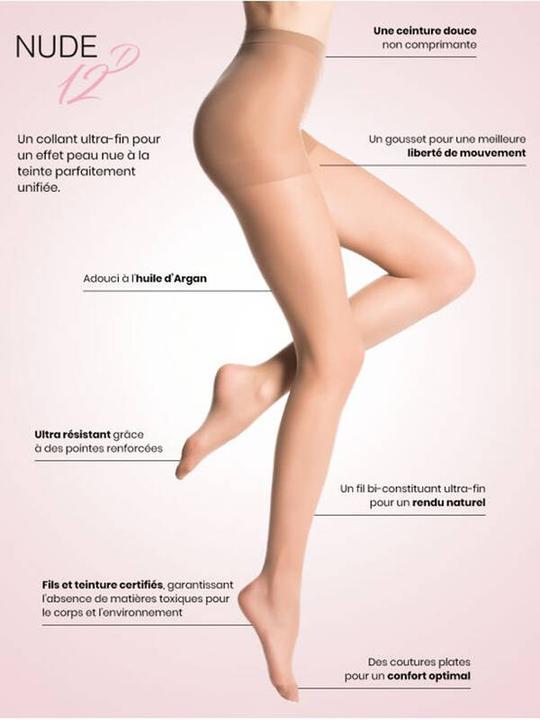 Produktbild Bleuforêt Nude Strumpfhose 12D (S/M)