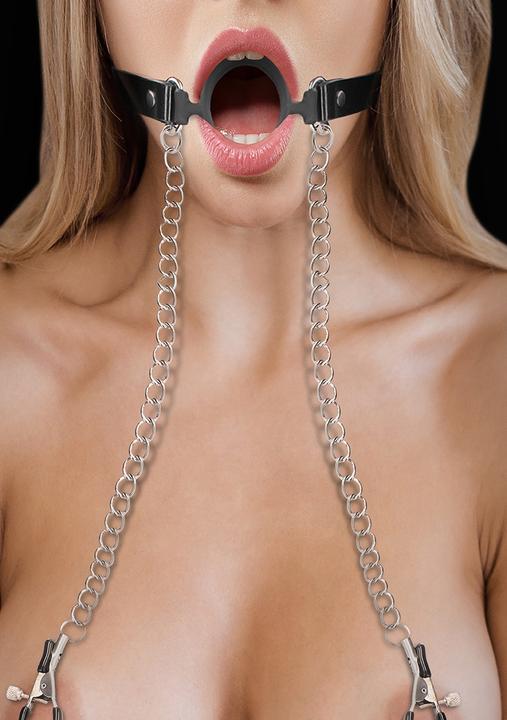 Immagine prodotto Ouch! O-Ring With Nipple Clamps