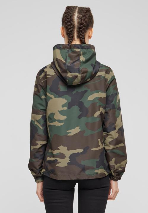 Actual product image Brandit Ladies summer front zip windbreaker size XL colour forest (XL)
