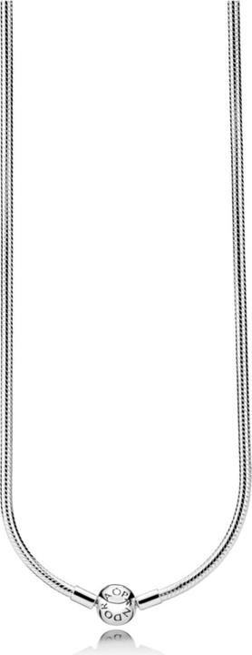 Actual product image Pandora Necklace with ball clasp (Silver, 42 - 50 cm)