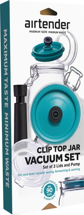 Produktbild Airtender Clip Top 3 Deckel + Pumpe