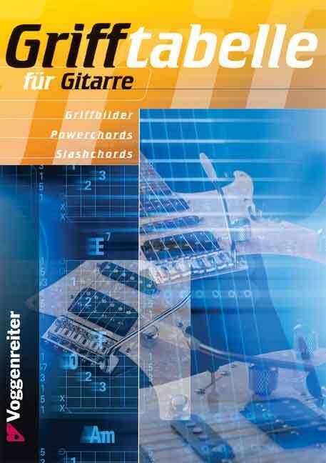 Actual product image Fingering chart for guitar