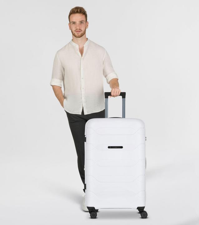 Immagine prodotto Polestream Strz by Asteroid 4 Rollen Trolley L 74 cm mit Dehnfalte (92 l, XL (da 115l))