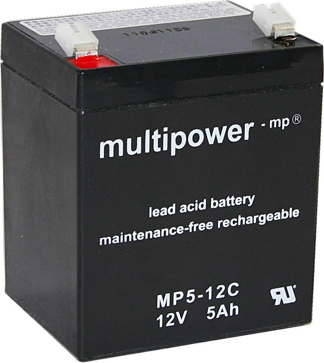 Image du produit Multipower Batterie MP5-12C AGM (12 V, 5 Ah)