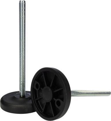Rs Pro Verstelbare voet M12 x 150mm, tot 1300kg zachtheidsterkte