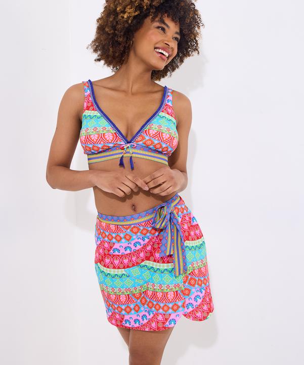 Image du produit Joe Browns Patchwork Tassel Trim Wrap Swim Skirt (46)
