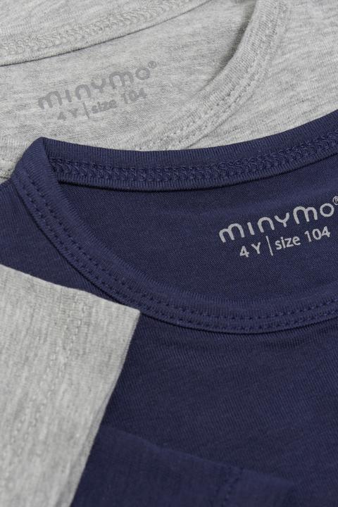 Actual product image Minymo MIBasic 32 -T-shirt (2-pack) - 3932 (116)