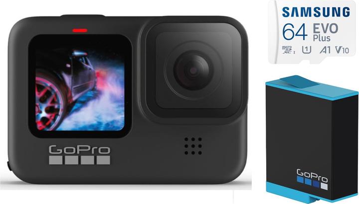 Image du produit GoPro Hero 9 Bundle (60p, WiFi, Bluetooth)