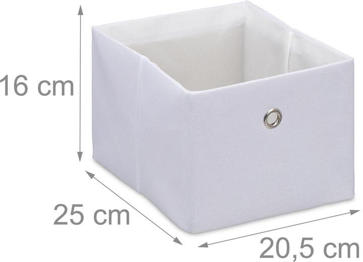 Produktbild Relaxdays 2x Aufbewahrungsbox (20.5 x 25 x 16 cm, 8 l)