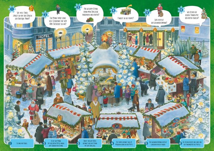 Produktbild Weihnachtswimmelbuch (Deutsch, Anne Suess, 2022)