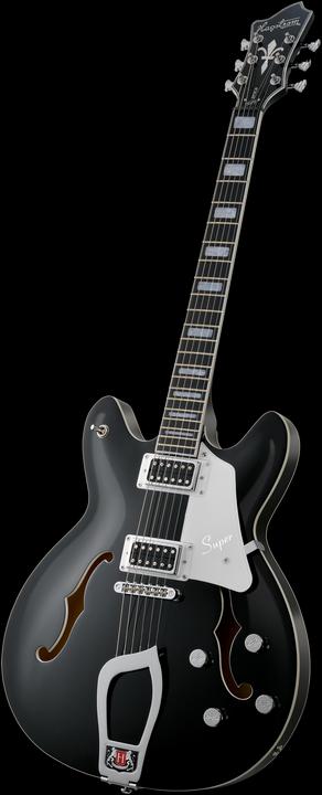 Image du produit Hagstrom Guitare électrique, Super Viking, Black Gloss (Guitare électrique)