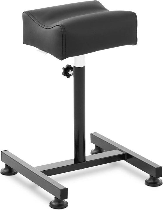 Physa Beinstütze Pediküre Beinauflage Fussstütze Fusspflege Kosmetikstudio Schwarz 80 kg (24 x 22 cm)